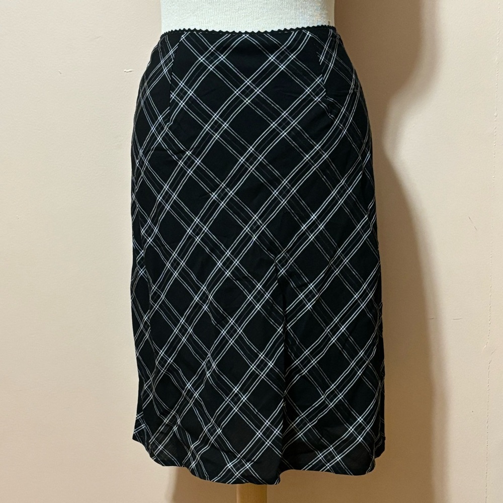 Black & white plaid midi skirt | Aeropostale | Size L